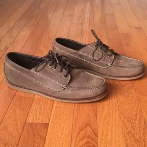 LL Bean Signature Brown Leather Slip-On as 11 D
